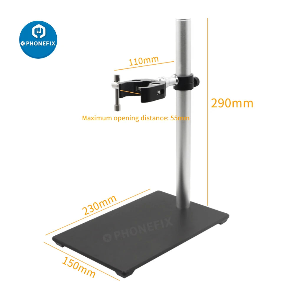 Universal Electron Microscope Stand Industrial USB Webcam Super Clamp Adjustable Bracket Table Frame for Machine vision 