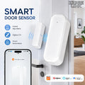 Wireless Zigbee Magnetic Door Window Detector Smart Home Anti-Theft Contact Sensor APP Push Alert Alarm Need Zigbee Hub 