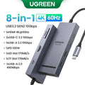 UGREEN USB C HUB 10Gbps 4K60Hz HDMI USB3.2 PD100W USB Splitter for Laptop Macbook Pro Air iPad Phone Android Docking Sta