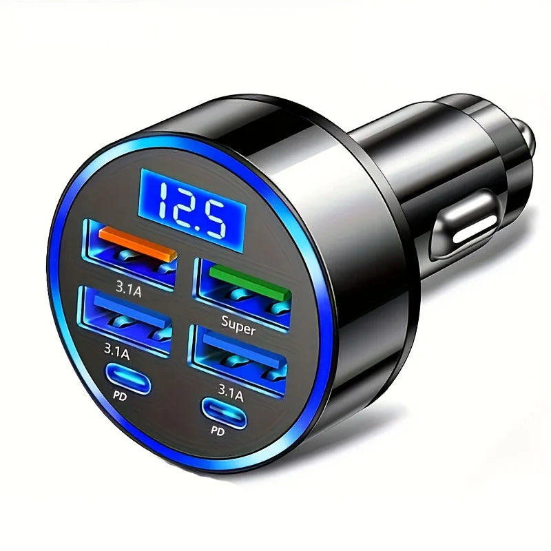 350W USB Car Charger PD QC3.0 USB C Car Phone Charger Type C Adapter for iPhone Samsung Huawei Xiaomi Quick Charge ´╗┐