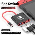 3 In 1 USB C HUB Type C to HDMI 4K with PD 100W Fast Charging USB 3.0 Docking Station for Switch MacBook Laptop Computer