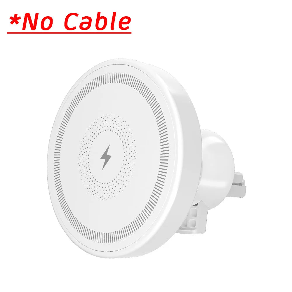 Car For Magsafe Wireless Charger Pad Air Vent Phone Holder Stand For iPhone 17~12 Samsung Xiaomi Fast Charging Cellphone