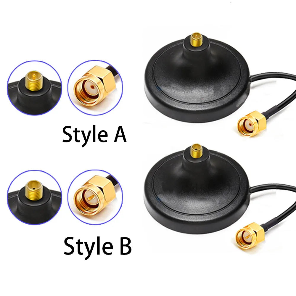 1 Pcs Antenna Extension Cable 3M length SMA Male to Female WiFi Magnetic Base for Router Wireless Network Card Car Acces