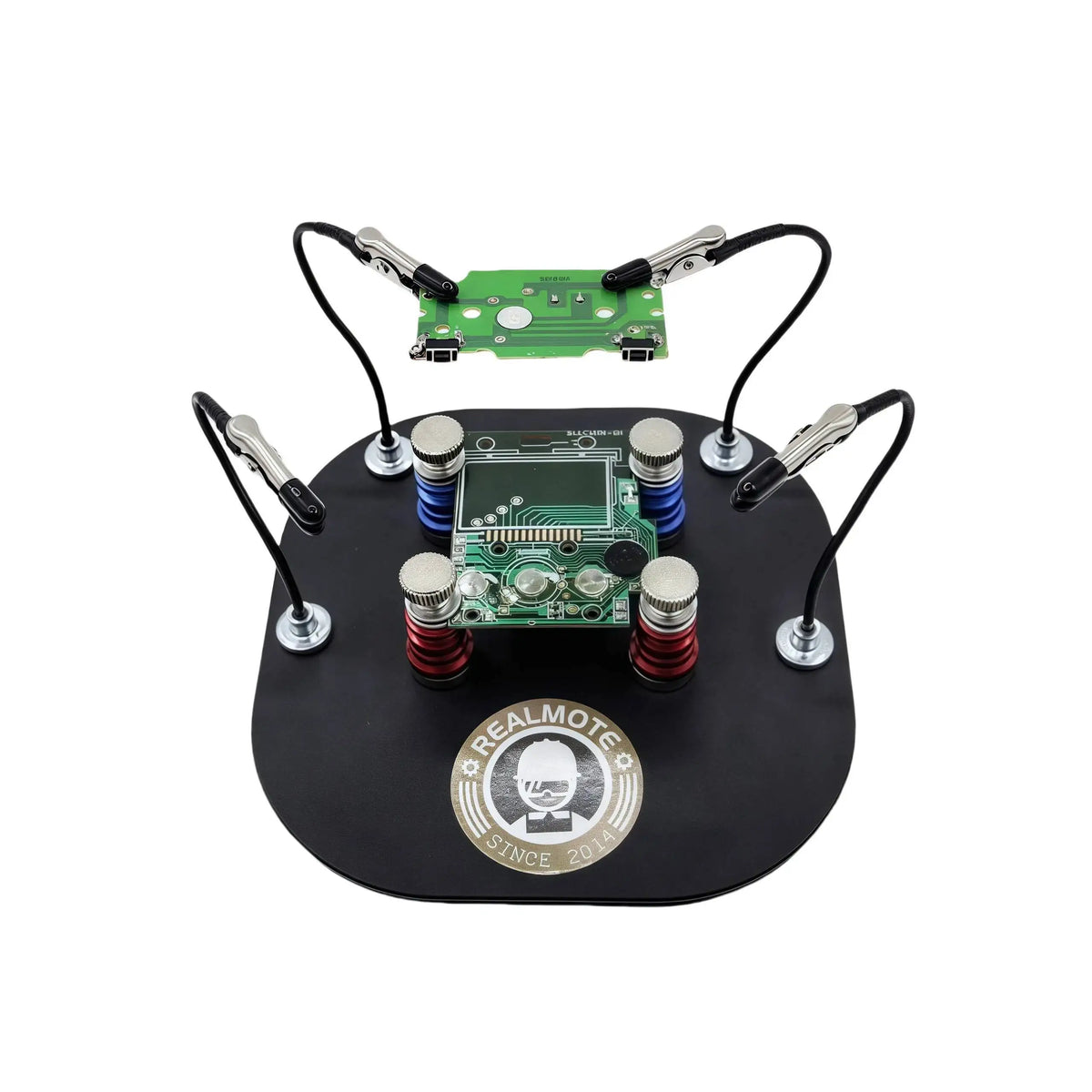 Universal PCB Holder Soldering Platform with Magnetic Pins Groove Fixtures Bendable Clips for Circuit Board Electronic R