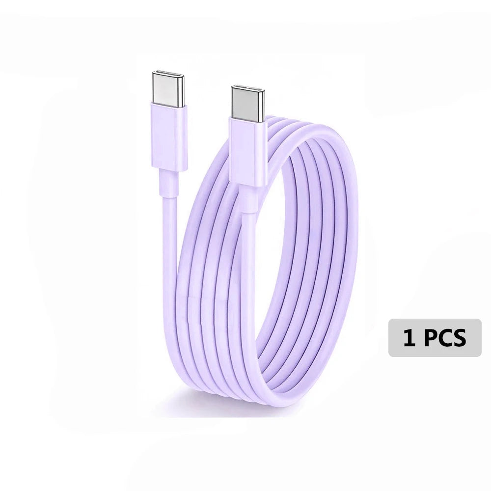 Type C to Type C 20W PD Fast Charging Cable for Phone 15 16 Huawei Xiaomi Samsung Type C Weaving Cable Accessories Data 