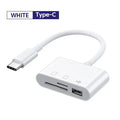 3-in-1 Type C Memory Card Reader Adapter for TF CF SD Cards Compatible with Huawei MacBook Pro And Other Devices