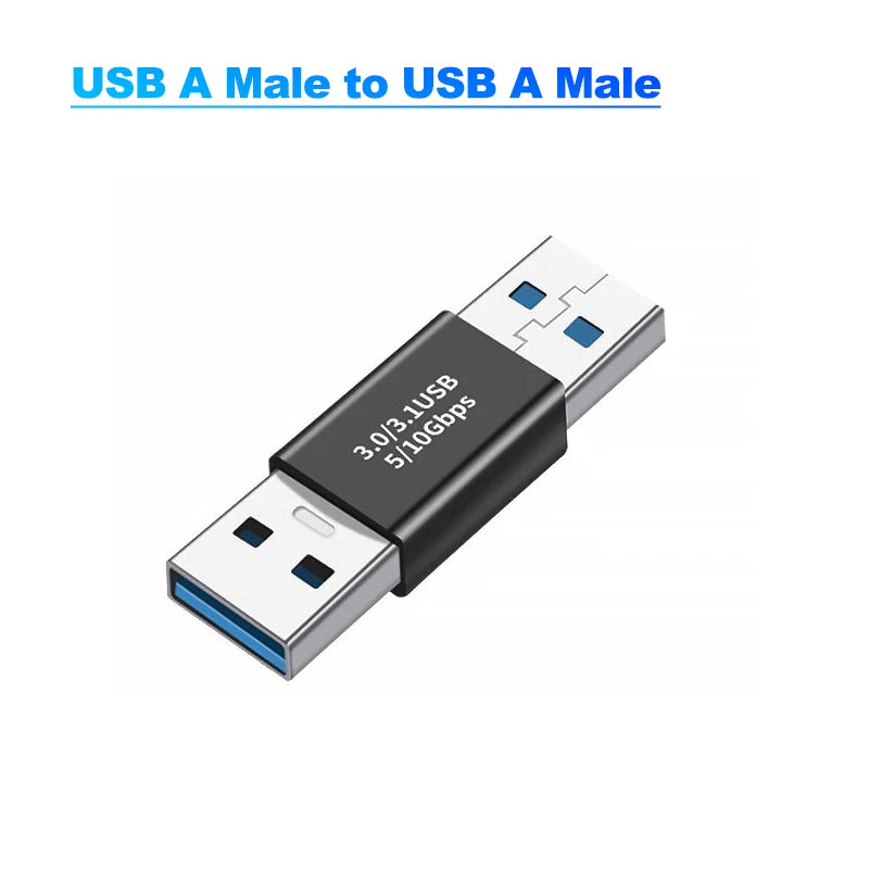 USB3.0 OTG Adapter 5Gbps Type A Female to Female Connector USB C to USB A Converter SSD HDD Cable Extender USB3.0 Extens