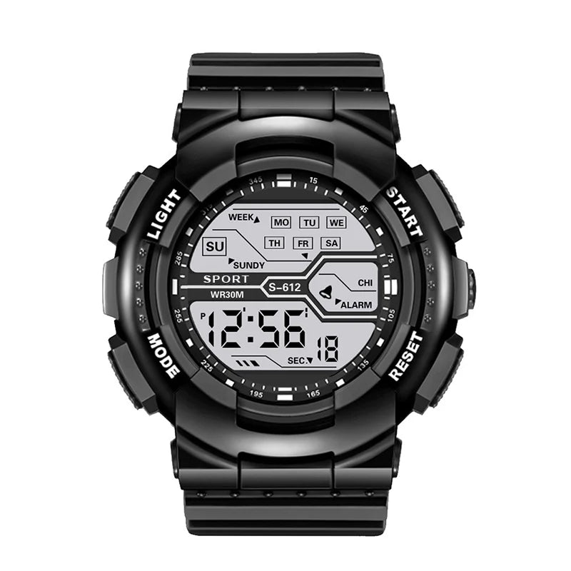 Outdoor Sport Men Watch Multifunction Large Screen LED Electronic Waterproof Luminous Military Digital Wristwatches Relo